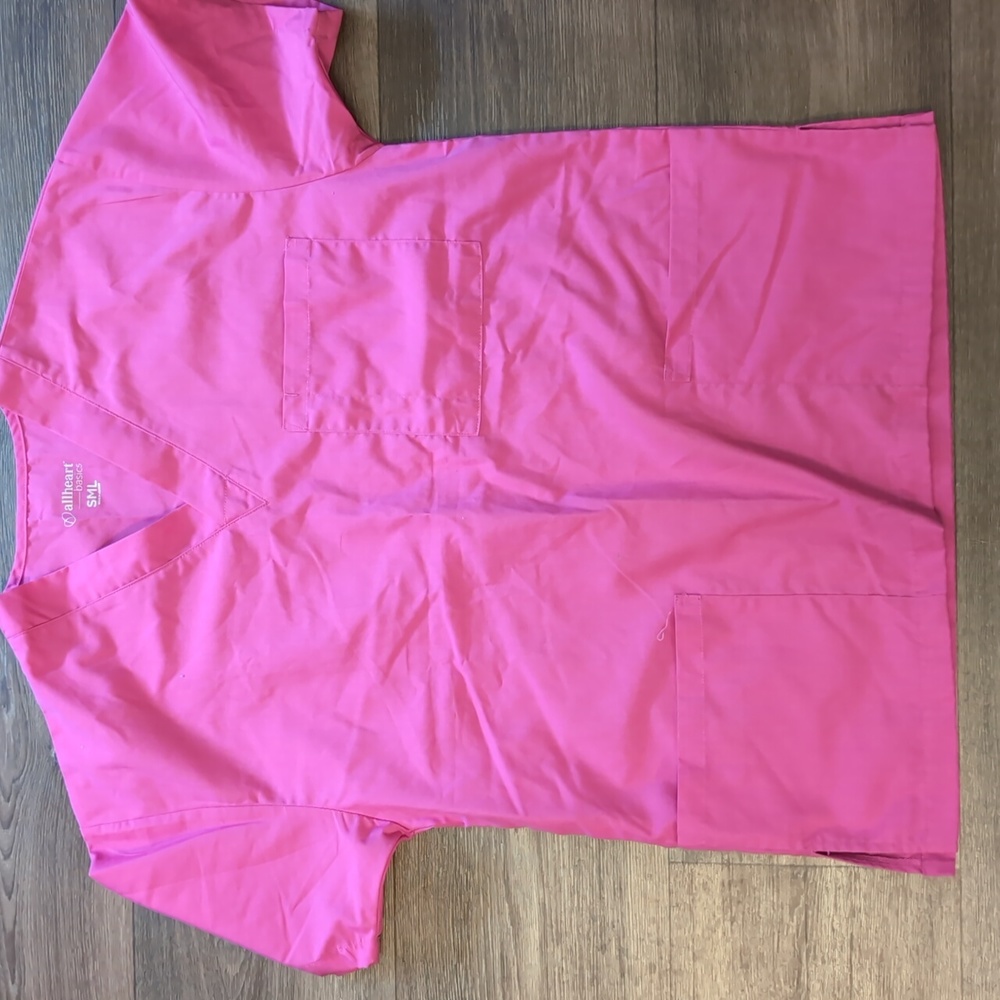 ALLHEART scrub top. Hot Pink Brand New never worn